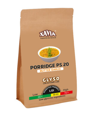 Xavia Glyso Porridge PS 20 I Butter Garlic I Low Glycemic Ingredients I Diabetes Friendly I Natural ingredients – 400gm